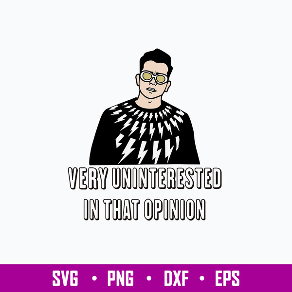 Schitt_s Creek David Rose Very Uninterested In Tha Opinion Svg, Png Dxf Eps File.jpg
