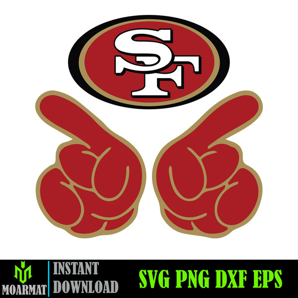 San Francisco 49ers Svg, 49ers Svg, San Francisco 49ers Logo, 49ers Clipart, Football SVG (27).jpg