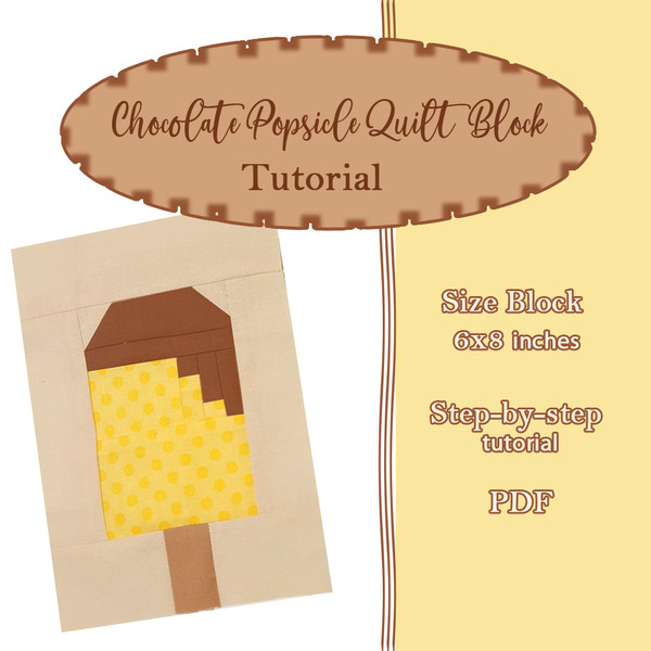 Chocolate Popsicle Quilt Patchwork Pattern копия.jpg
