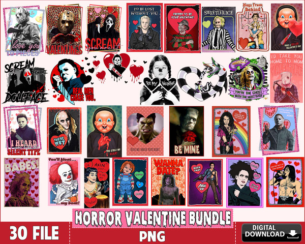 30+ file Horror Valentine day bundle png.jpg