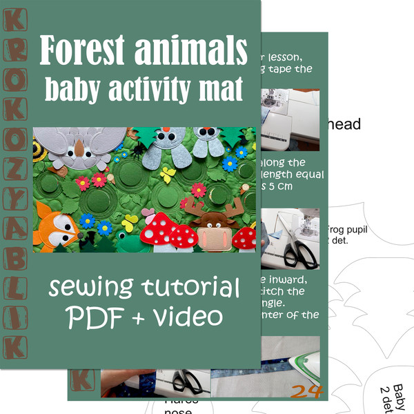 forest animals baby mat PDF
