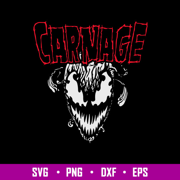 Carnage Venom Svg, Venom Svg, Venom Monster Svg, Png Dxf Eps File.jpg