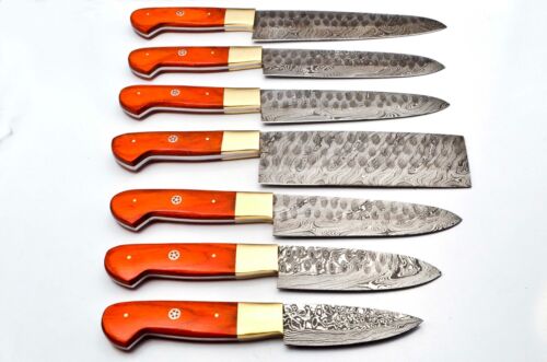 Custom Handmade Forged Damascus Steel Chef Knife Kitchen Knives Set Gift for Her (3).jpg