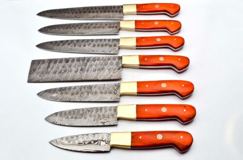 Custom Handmade Forged Damascus Steel Chef Knife Kitchen Knives Set Gift for Her (4).jpg
