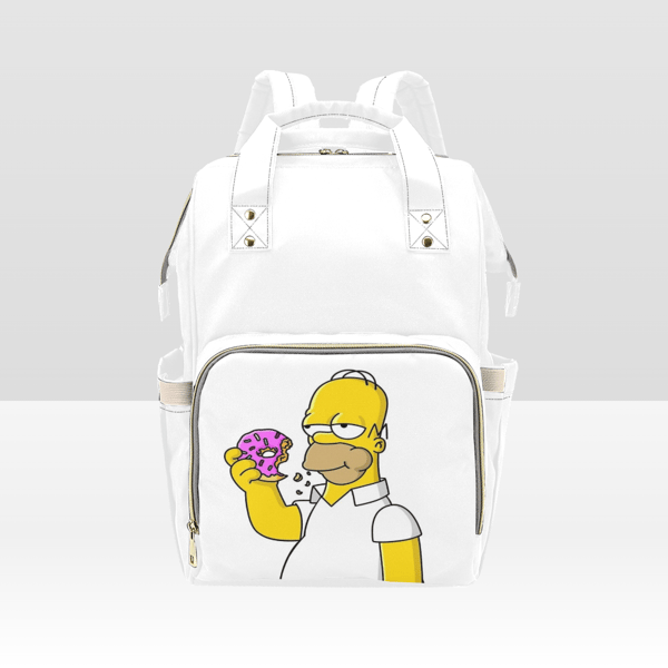 Homer Donut Diaper Bag Backpack.png