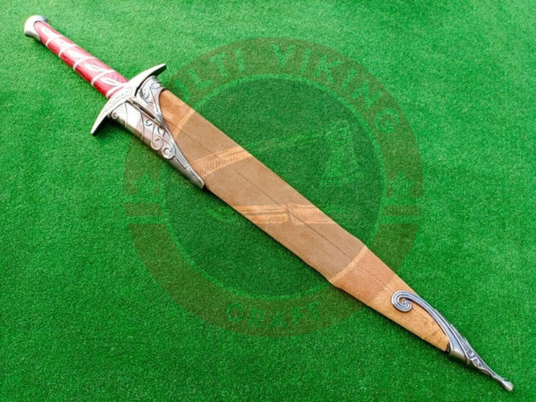 New Lord Of The Rings (Lotr) Sting Sword Real Steel Frodo Hobbit Sword Replica - handmade sword, hand forged sword, Damascus steel (5).jpg