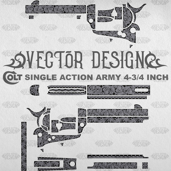 VECTOR DESIGN Colt single action army 4-3.4 inch Scrollwork 1.jpg