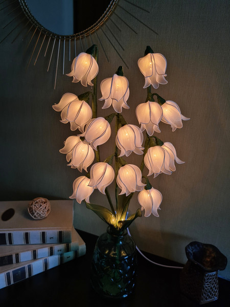 Flower and Garden Night Light, Lily of The Valley LED Night Light