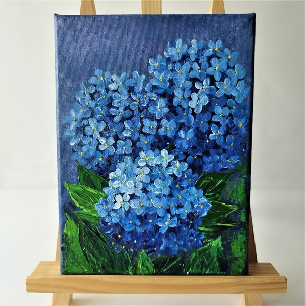 Blue-hydrangea-bouquet-acrylic-painting-on-stretch-canvas.jpg
