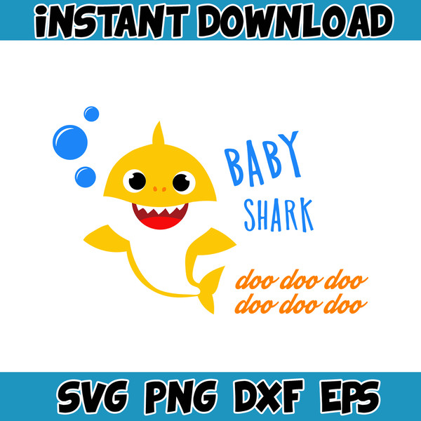 Baby shark svg, Baby shark cricut svg, Baby shark clipart, Baby shark svg for cricut, Baby shark svg png (35).jpg