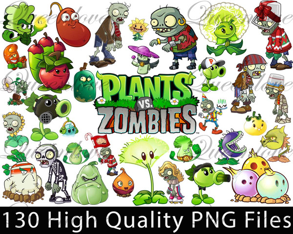 Custom Plants Vs Zombies Personalization Name and Age Gaming 