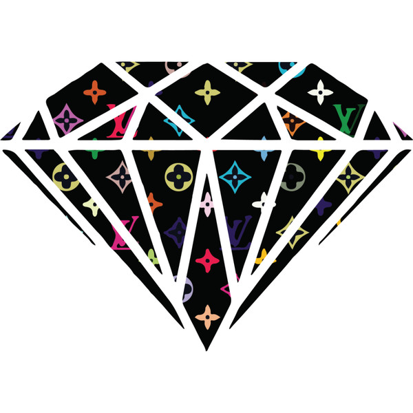 LV Brown Diamond Logo Svg, Diamond Logo Svg, LV Logo Svg, Lo - Inspire  Uplift
