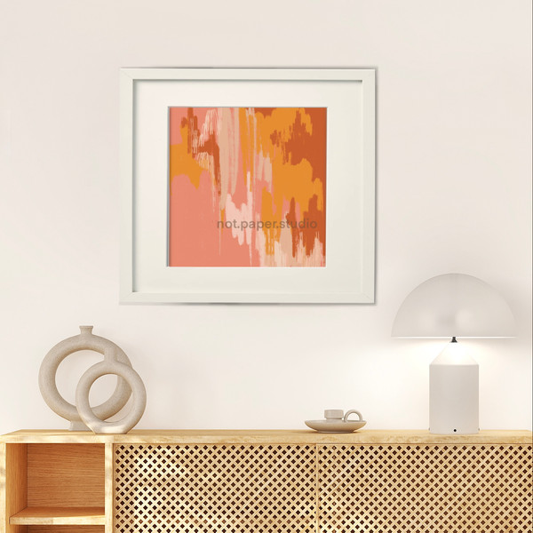Abstract painting orange red pink rose buy.jpeg