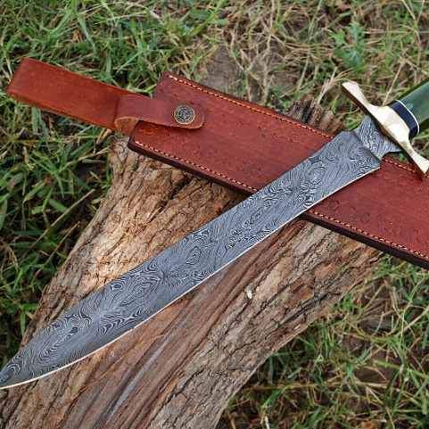 Handmade forged damascus steel dagger blade sword near me in florida.jpg