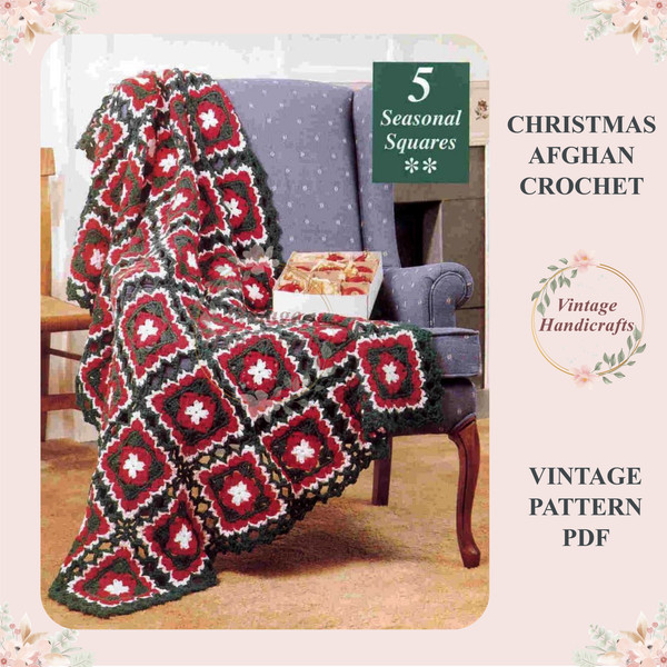 VTG Crochet Catalog 12 Hour Afghans Pattern Leaflet Craft Book Fiesta Woven