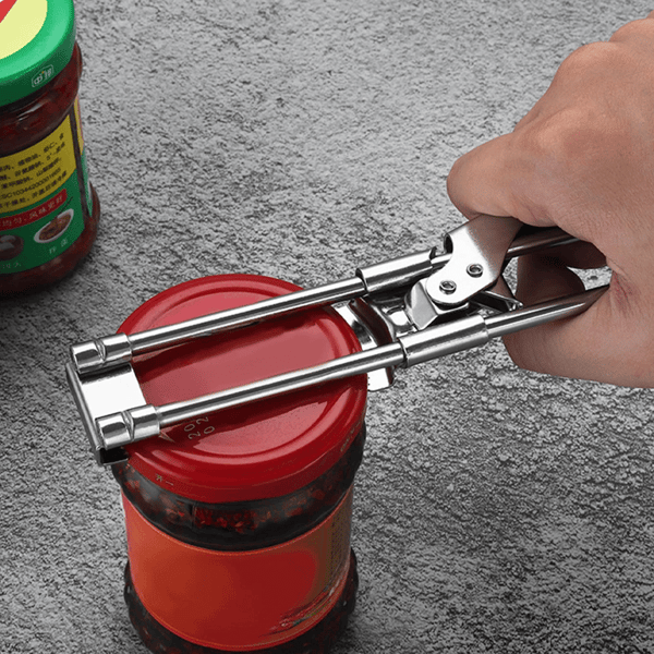Stainless Steel Can Opener Multifunctional Adjustable Jar Lid