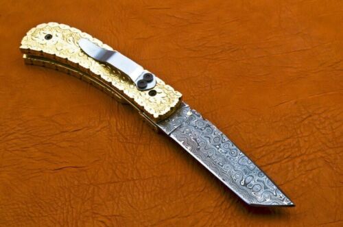 Pocket Knife, Survival knife, folding Knife, hunting knife, pocket knive, Handmade Knife, Gift for Father 7.jpg