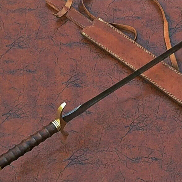 Handmade forged damascus steel viking sword near me in georgia.jpg