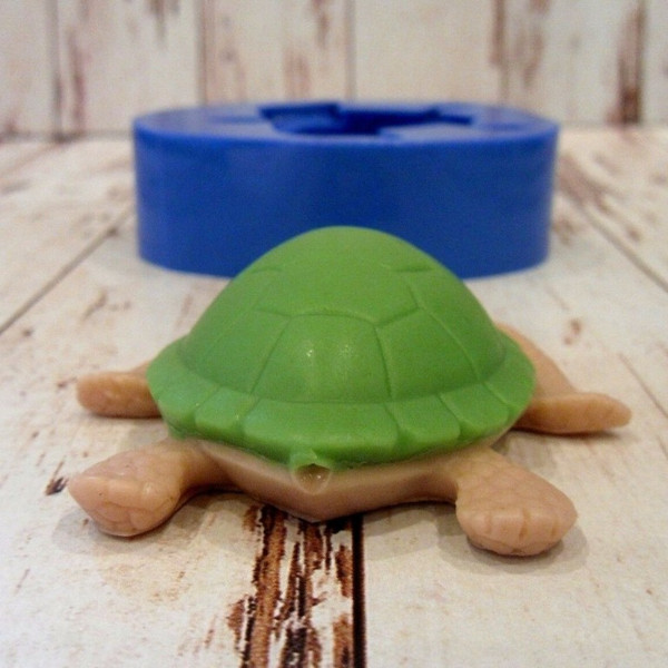 Turtle soap and silicone mold