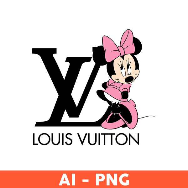 Minnie Mouse Louis Vuitton Svg, Louis Vuitton Logo Fashion S