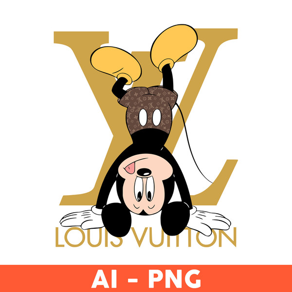 Louis Vuitton Mickey Mouse Svg, Mickey Mouse Svg, Louis Vuit