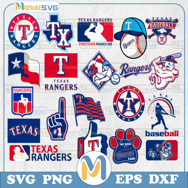21 Files Texas Rangers Baseball Team Svg, Texas Rangers Svg, MLB Team svg,  MLB Svg, Png, Dxf, Eps, Jpg, Instant