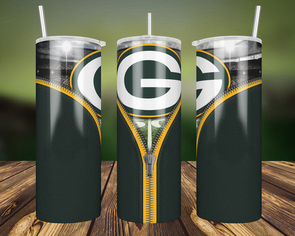 Green Bay Packers 20oz Colorblock Stainless Tumbler