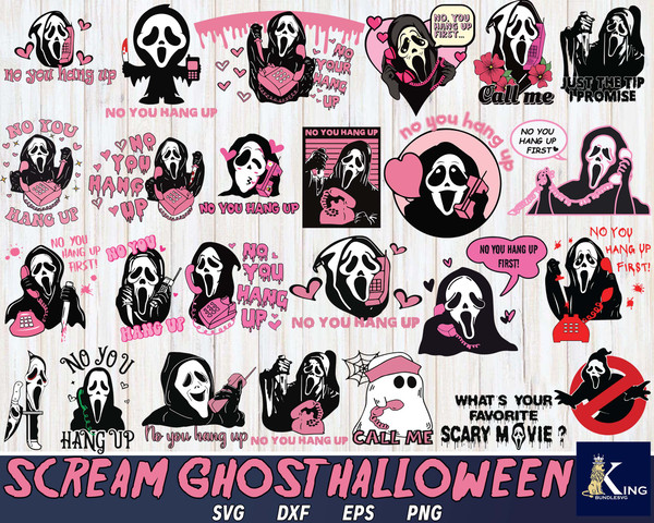 bundle Scream ghost halloween svg.jpg