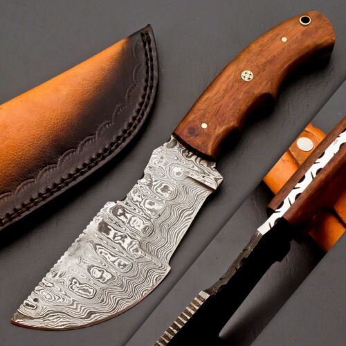 Artisan Crafted Damascus Steel Hunting Skinner Knife with Fixed Blade and Leather Sheath (7).jpg