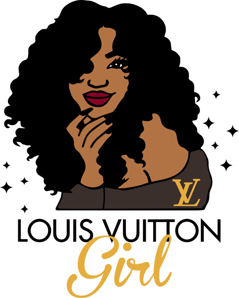 Louis Vuitton Girl brand Svg, Louis Vuitton brand Logo Svg, - Inspire Uplift