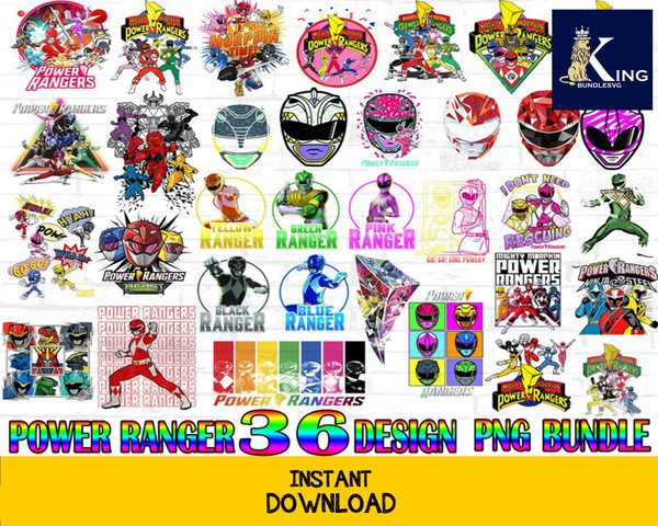 Power Rangers png Bundle , 36 desgin power rangers , Printable Digital Graphics , submilation design.jpg