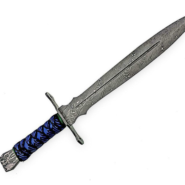 Custom handmade hand forged damascus roman gladius sword near me in georgia.jpg