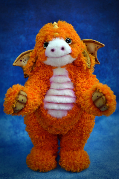 Handmade stuffed  Dragon  toy (4).JPG