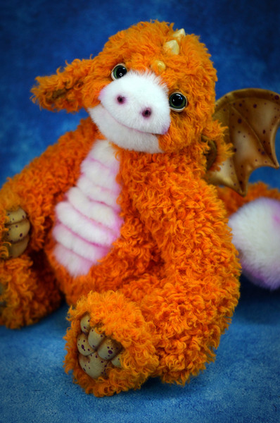 Handmade stuffed  Dragon  toy (7).JPG
