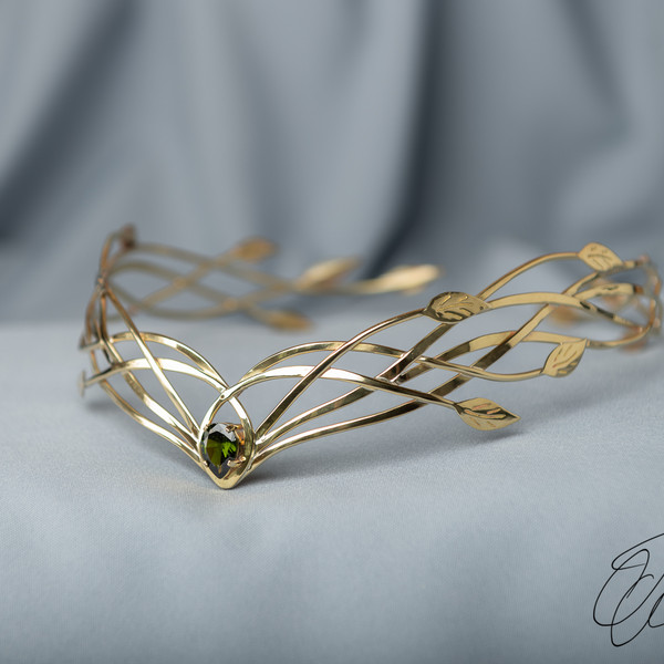 Tiara for wood nymph from branches and leaves Crown of Fores - Inspire  Uplift | Haarschmuck
