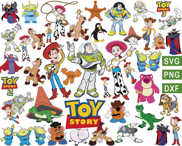 Jessie Buzz Lightyear Sheriff Woody Toy Story , Toy Story Characters File, Toys  Story characters illustra…