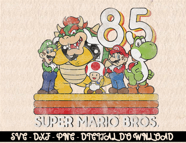 Quadro Super Mario Retro Nintendo