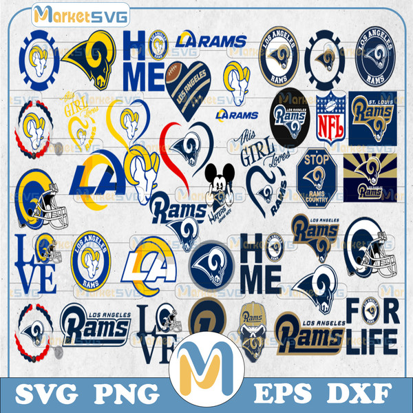 Los Angeles Rams Logo PNG Transparent & SVG Vector - Freebie Supply