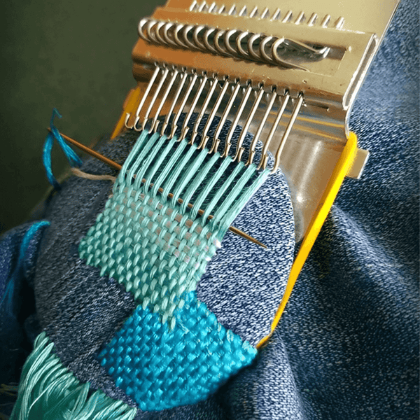 Repair Clothes Visibly with a Speedweve Loom