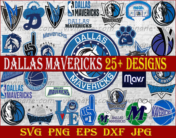 Dallas Mavericks Basketball Team Bundle Svg, Sport Svg, Bask - Inspire  Uplift