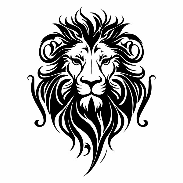 Lion Head Svg, Lion Tattoo Svg, Lion Svg File, Lion Face svg - Inspire  Uplift