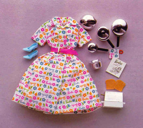 Barbie pattern dress Doll summer sundress Vintage.jpg