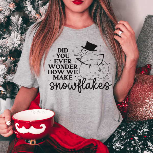 How Snowflakes Are Made Tee
