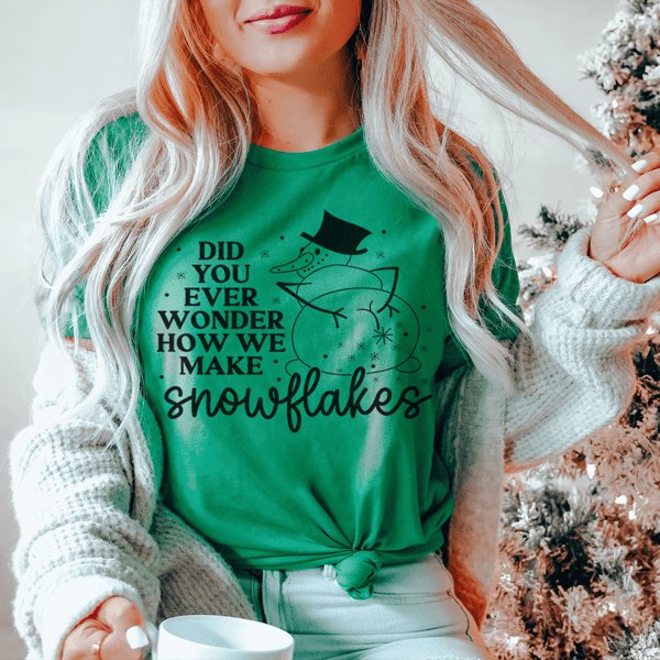 How Snowflakes Are Made Tee