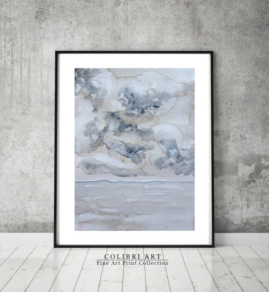 Cloud Art Print Seascape Watercolor 6 N19.jpg