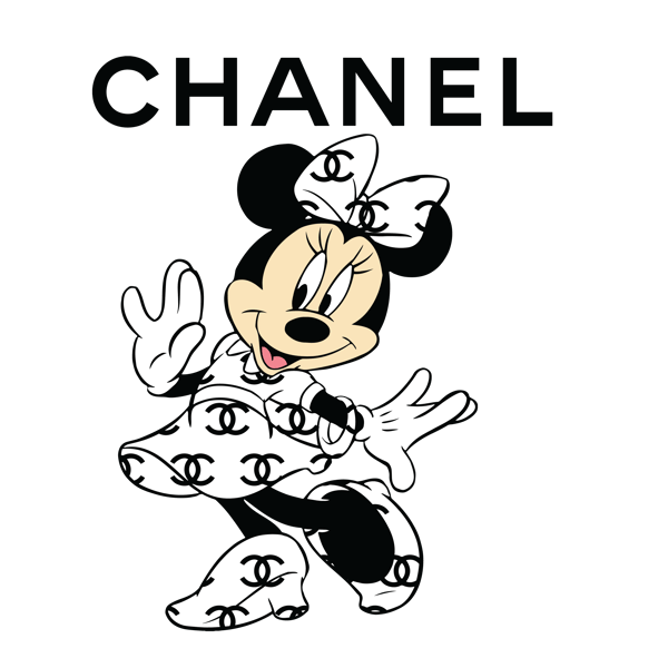 Minnie Mouse Head Chanel SVG, Download Chanel With Minnie Ear And Bow  Vector File, Minnie Ear Chanel Logo png file, Chanel Logo S…