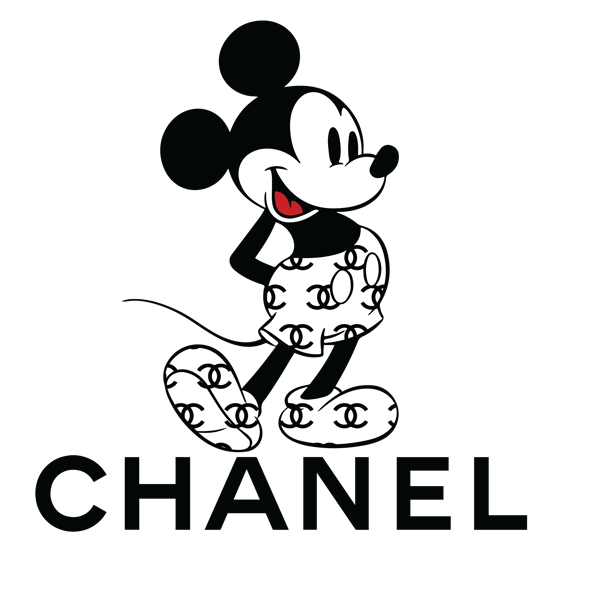 Mickey Crown Chanel SVG