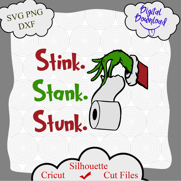 Stink Stank Stunk Graphic/cutting File 