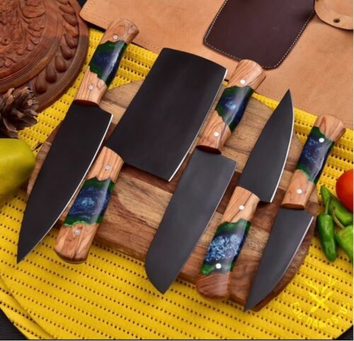 Handcrafted - Precision - for - Professional - Chefs - BM-5049 - Custom - Handmade - Forged - Carbon - Steel - Chef - Knife - Set (3).jpg