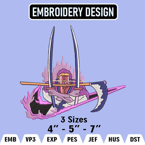ZORO AND LUFFY/ Anime Embroidery Design/ Anime design/ ZORO - Inspire Uplift